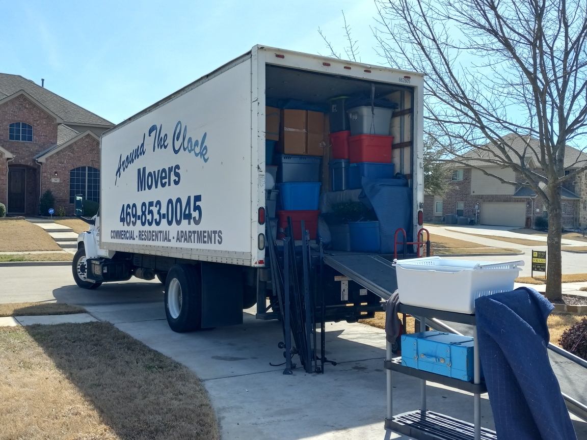 around the clock moving plano moving company